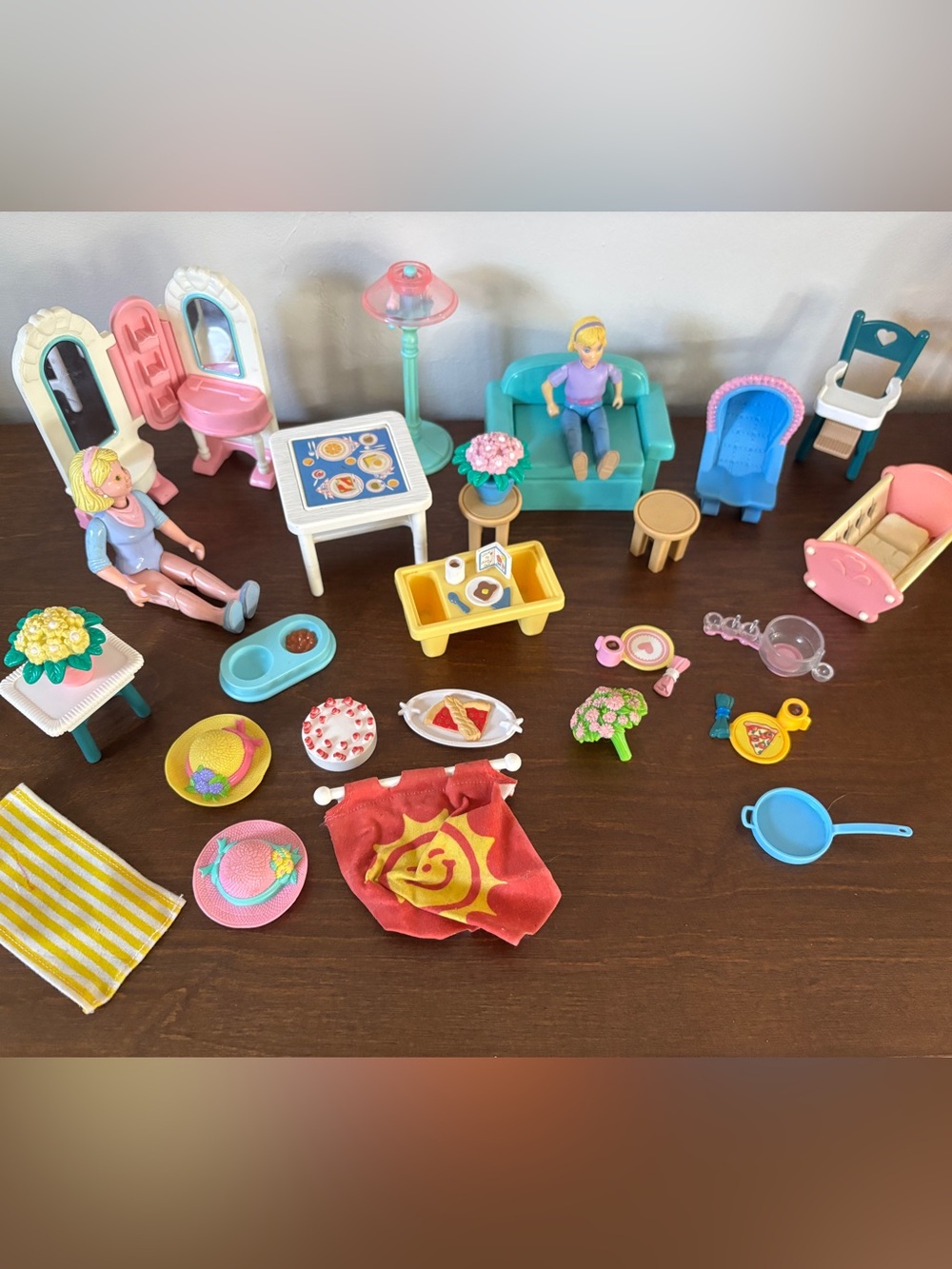 Fisher Price Loving Family Vintage Dollhouse Accessories Lot